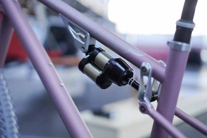 Das Luftfahrwerk von Intend ist sehr beliebt an Custom-Bikes.