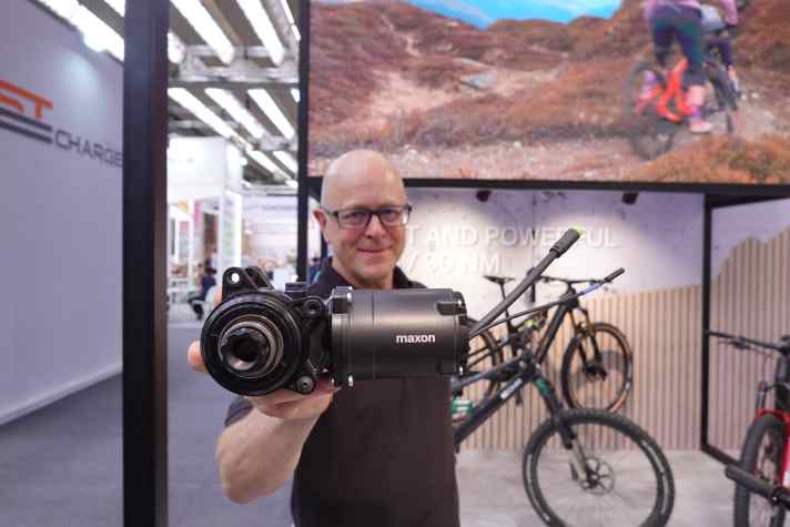 Der Maxon Bikedrive Air S soll bei 2 Kilo Gewicht 90 Newtonmeter liefern.