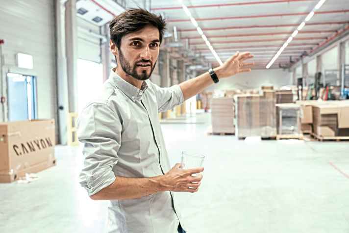 Toussaint Wattinne ist einer der zwei Gründer und CEO von Upway.