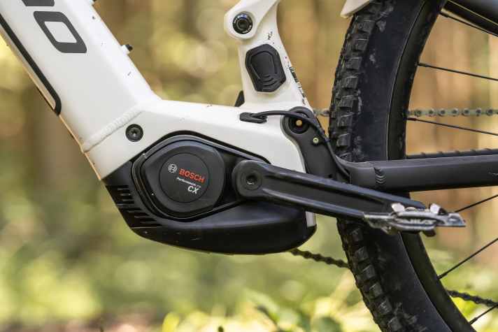 Der Bosch Performance CX liefert mit 750 W und 100 Nm mehr als genug Leistung.