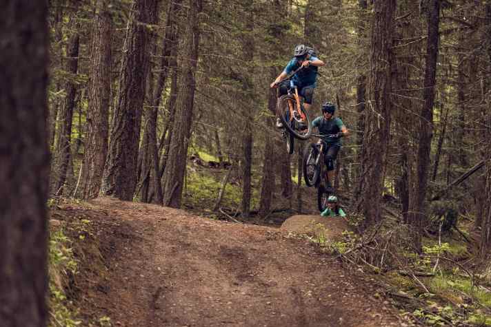 Bike-Action in Kamloops, Kanada - Rohrmoser und Rosenkranz in ihrem Film Walking the good Path