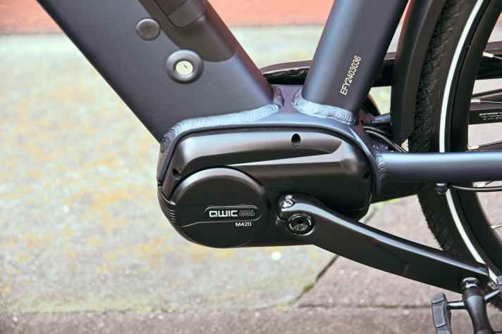Bafang-Motor: Die 80 Nm halten sich am Berg eher zurück.