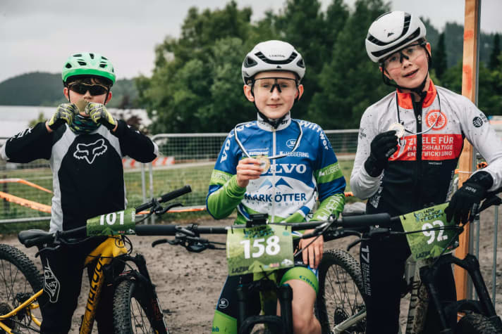 All Smiles - trotz der schwierigen Bedingungen.