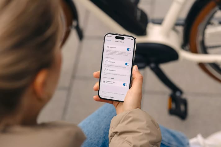 Der neue digitale Schlüssel kann auch über die App genutzt werden.