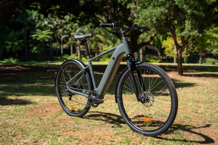 Das Rockrider E-ACTV 100 soll sich vor allem durch einfache Reparierbarkeit auszeichnen.