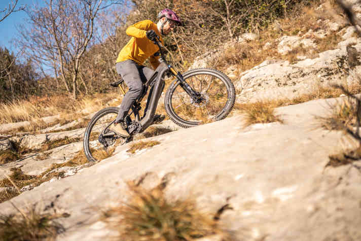 Mit hohem Drehmoment kann man mit dem Ride 60 auch kniffligere Anstiege angehen. Es gibt allerdings feinfühligere Motoren.