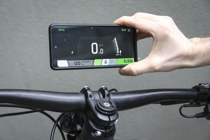 Optional kann die FIT App als Drive Screen, also Erweiterung des Displays, genutzt werden.