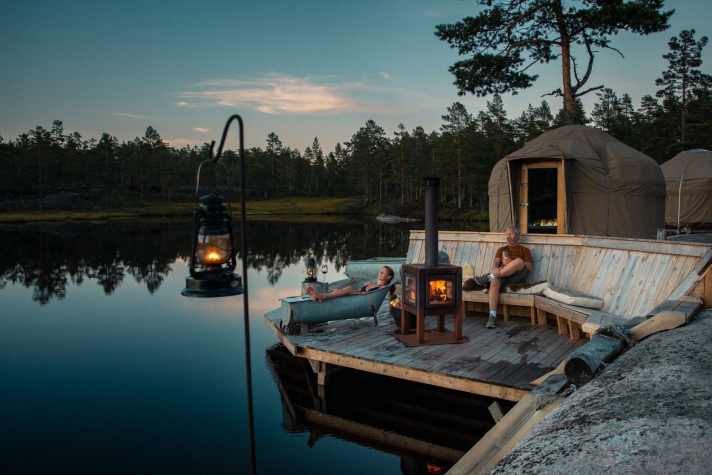 Camplife deluxe: eat, ride, sleep, repeat.