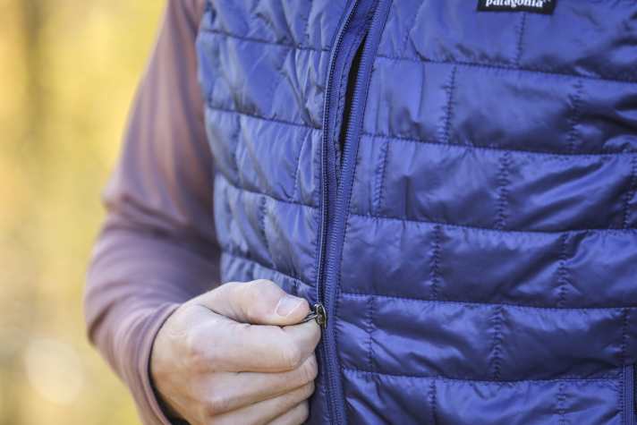 Optimierte Kammern sollen eine optimale Verteilung der Primaloft-Fasern ermöglichen, eine geänderte Fadenspannung die Abriebfestigkeit erhöhen.