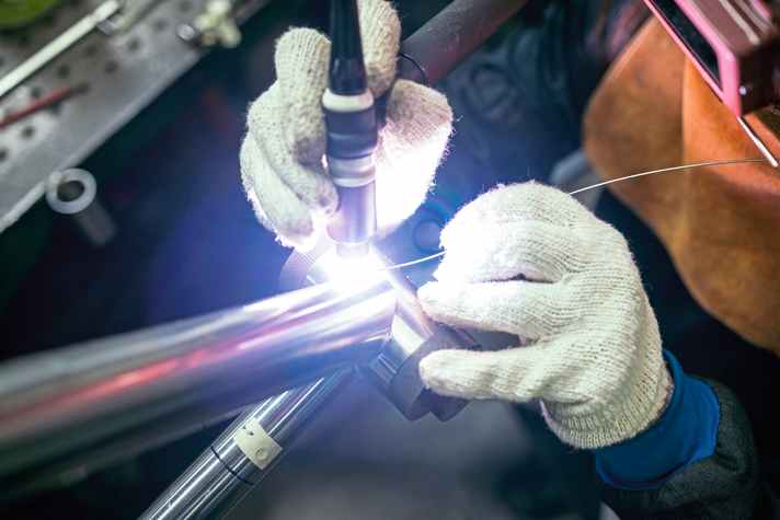 Mit Geschick, Know-how und Erfahrung hält eine Schweißnaht länger als das Rad.