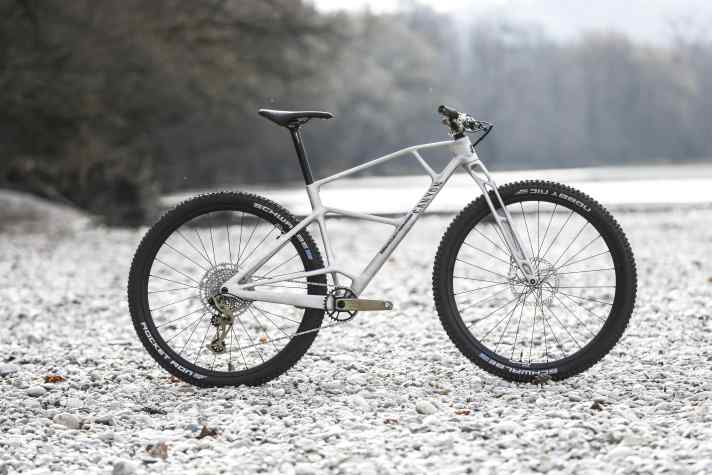 Federt zwar nicht, wurde aber in Hamburg 3D-gedruckt: die Starrgabel am BIKE PROJECT: RIDE GREEN.