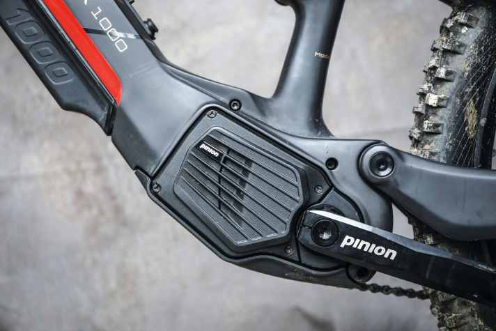 Die Pinion MGU aus der Serienproduktion in unserem Testbike, dem Rotwild R.X 1000.