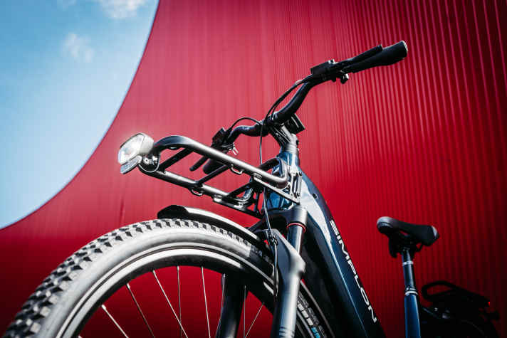 Gepäckträger für vorn und hinten sind optional erhältlich und machen das Simplon Kagu zu einem Light-Cargobike.