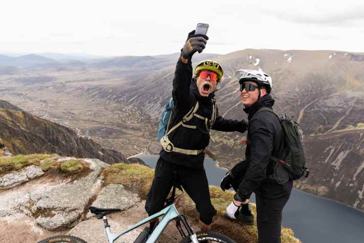 Das war krasser als es aussieht: Die Sturmböen am Sgor Gaoith bliesen unberechenbar.
