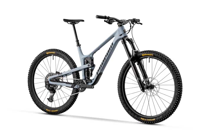 Propain Tyee CF in Pigeon Blue.