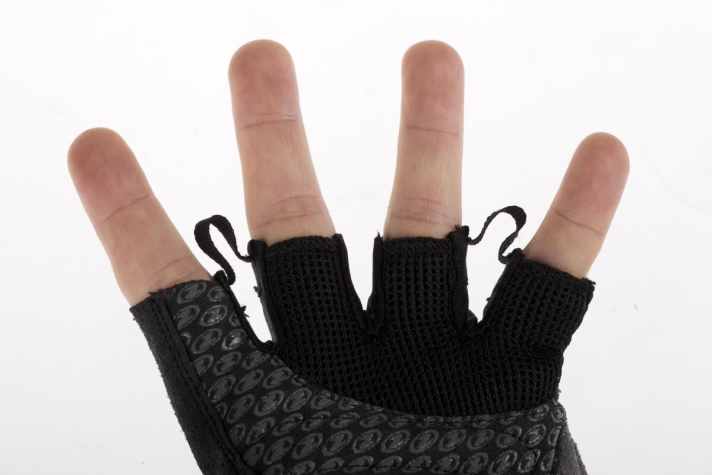 Gepolsterte Fahhrradhandschuhe vermeiden Druckspitzen.
