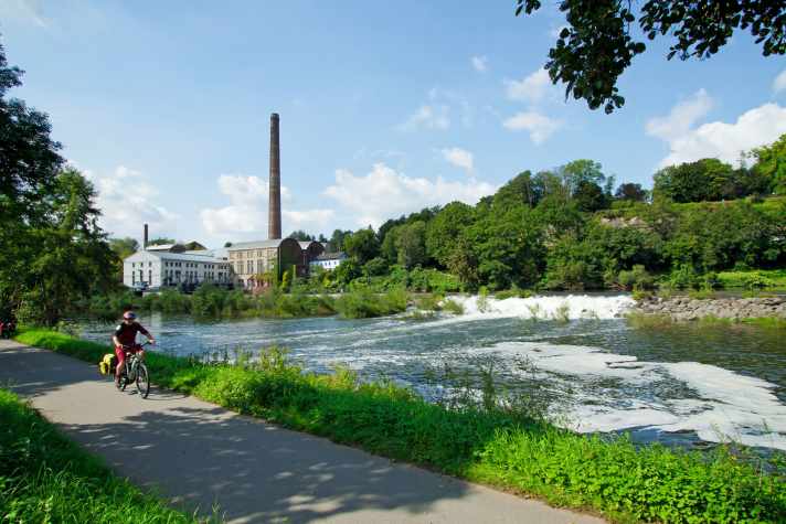 Ruhr-Radweg zwischen Essen und Hattingen