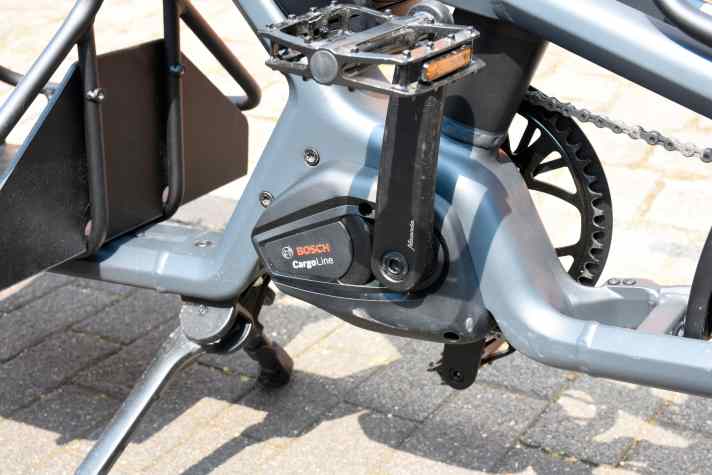 Der Bosch Cargo Line Motor treibt das Ca Go CC an.