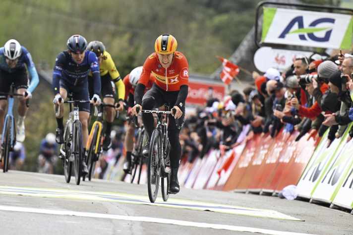 In die Top-10: Beim Flèche Wallone kämpfte sich Tobias Halland Johannessen als Bester des Teams auf Rang sechs.