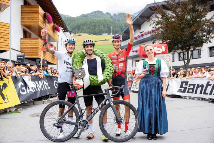 Jack Burke hat nicht nur die Bestzeit am Stilfser Joch, er gewann auch zwei Mal dem Ötztaler Radmarathon.