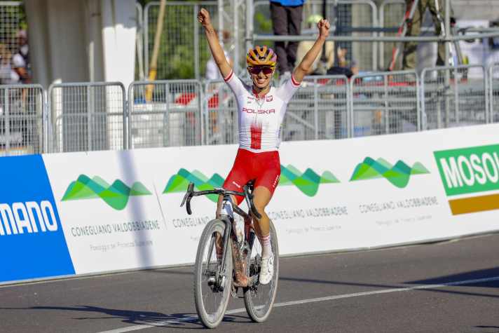 Kasia Niewiadoma wurde 2023 Gravel-Weltmeisterin