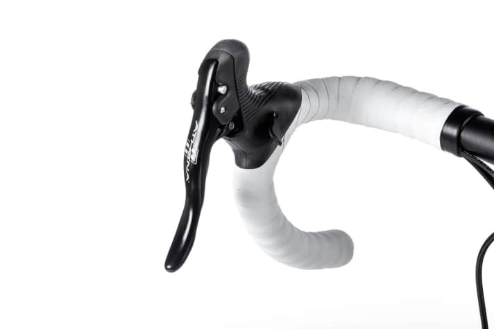   Canyon verbessert: der Daumenschalter an Campagnolos Athena-Gruppe