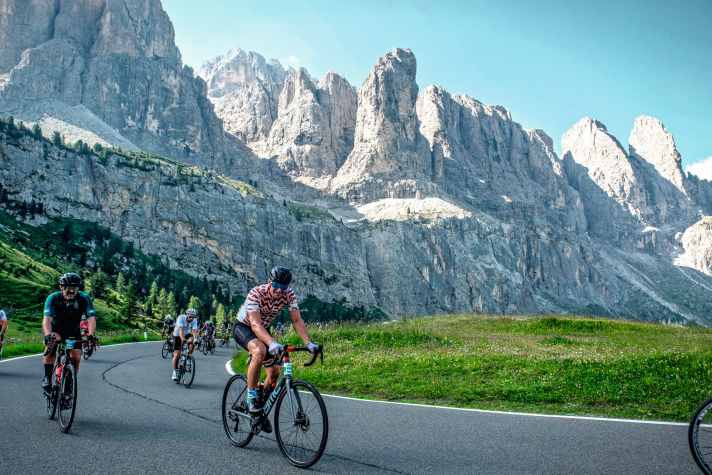 Joes Rad, eine BMC Teammachine, hat sich bereits beim Dolomiten-Marathon 2022 bewährt