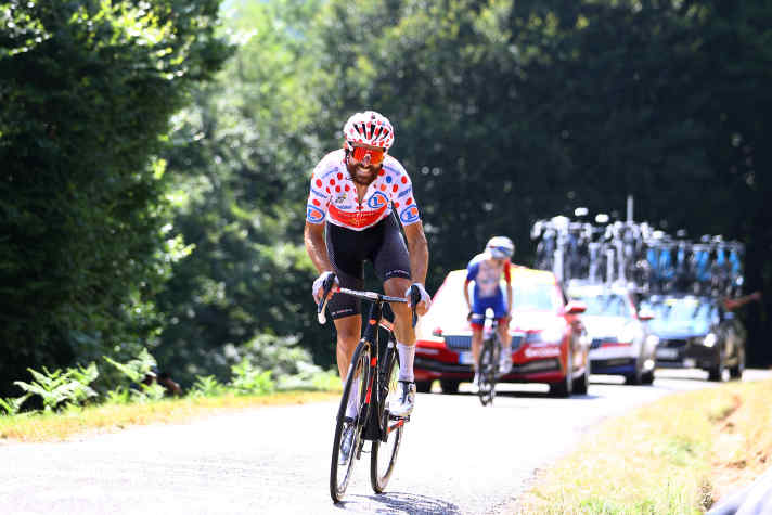 Simon Geschke im Bergtrikot der Tour de France