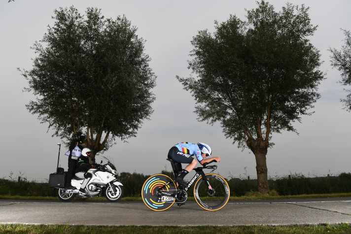 Remco Evenepoel holte 2021 bei seiner Heim-WM in Belgien Bronze im Einzelzeitfahren