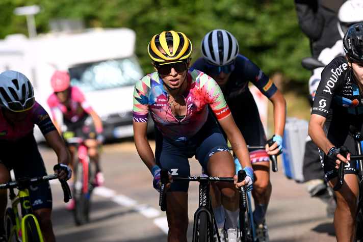 Katarzyna Niewiadoma bei der Tour de France Femmes 2022 