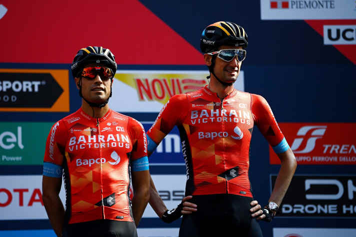 Zum Vergleich: So sah das Trikot von Bahrain-Victorious 2022 aus