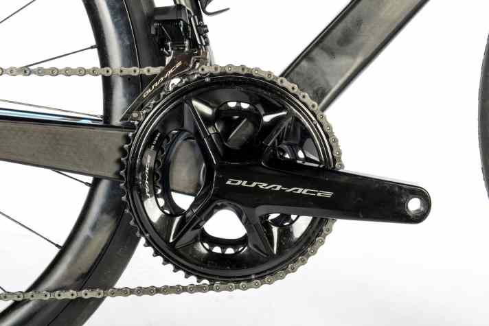 Das Testrad ist ausgestattet mit einer Shimano Dura-Ace Di2
