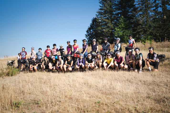 Die Gruppe vor dem Start