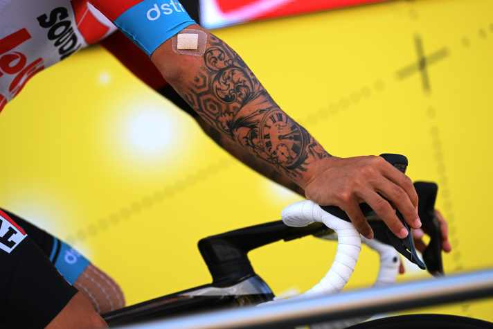 Wem die Stunde schlägt: Armschmuck des australischen Sprinters Caleb Ewan