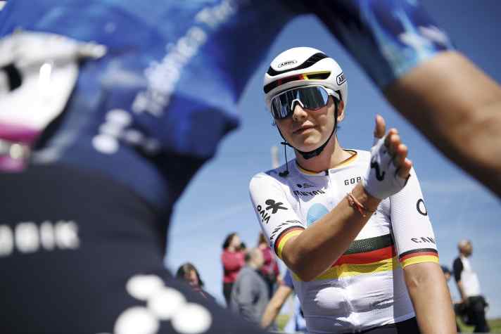 Nach Verletzung wieder da, mit der Kapitänsrolle bei Movistar: Liane Lippert