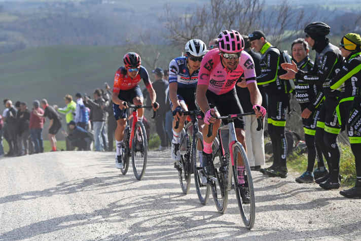Strade Bianche - Lokalmatador Alberto Bettiol lancierte die entscheidende Attacke im längsten Gravelsektor