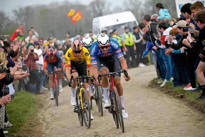 Frontmann: Mathieu van der Poel war 2023 der beste Eintagesrennfahrer.