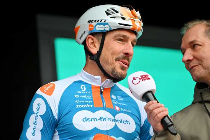 John Degenkolb vor dem Start von Kuurne-Brüssel-Kuurne