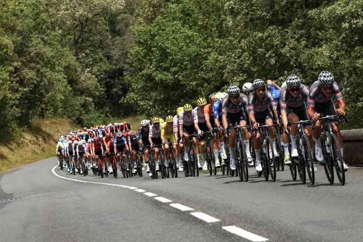 Alpecin-Deceunick verbrachte auf der 12. Etappe viel Zeit im Wind