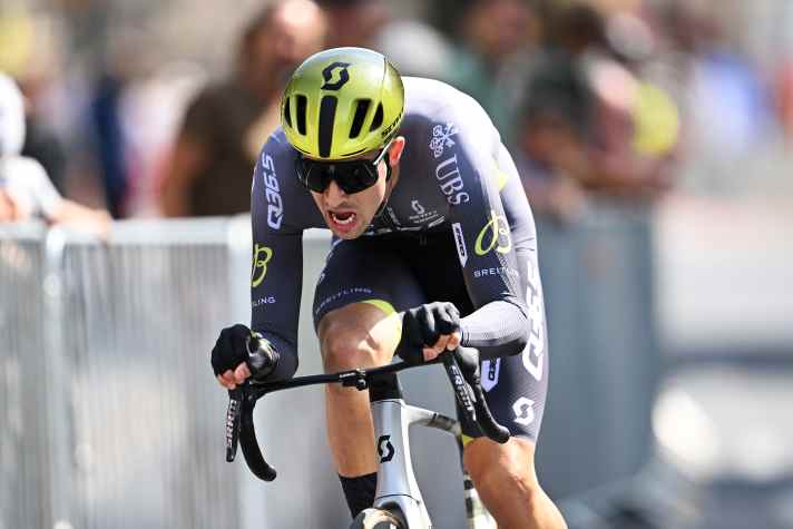 Bester Deutscher im Prolog der Deutschland Tour: Jannik Steimle