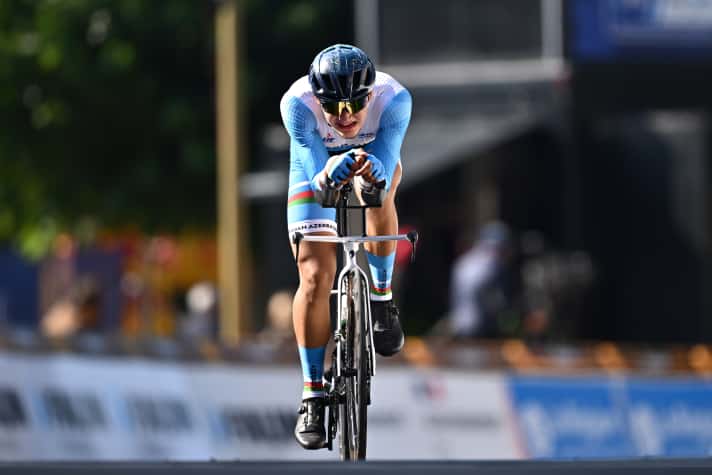 Kurz nach der WM nahm Proskuryakov noch an den Nachwuchsrennen der Europameisterschaften teil