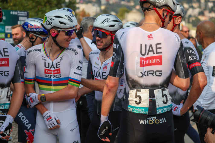 Das UAE Team Emirates - XRG hat mit ihrem Hauptgeldgeber aus den Vereinigten Arabischen Emiraten keine finanziellen Probleme
