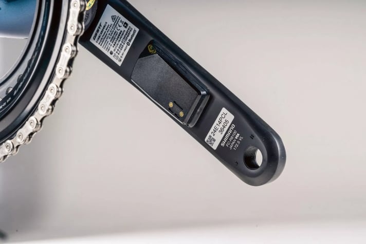 Trainingsdaten: Das serienmäßige Power­meter dürfte vielen Hobbyfahrern ausreichen.