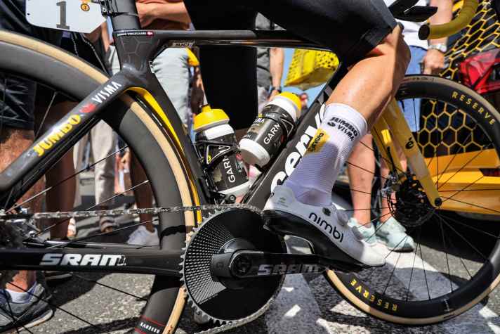 So viel wie nötig, so wenig wie möglich: Tour-de-France-Gewinner Jonas Vingegaard setzt auf Einfach-Antrieb ohne Umwerfer, sofern es das Terrain zulässt
