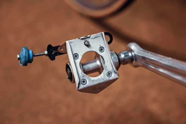 Prototyp des Systempedals von Cinelli