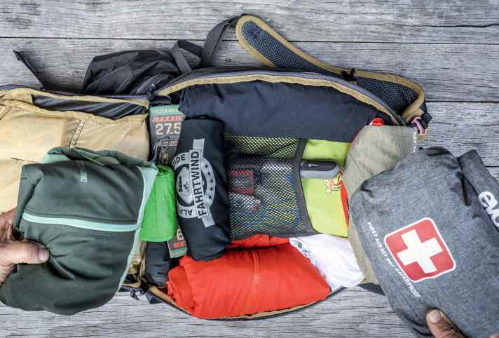 Geordnetes Chaos: Die verschiedenen Ebenen beim Packen.