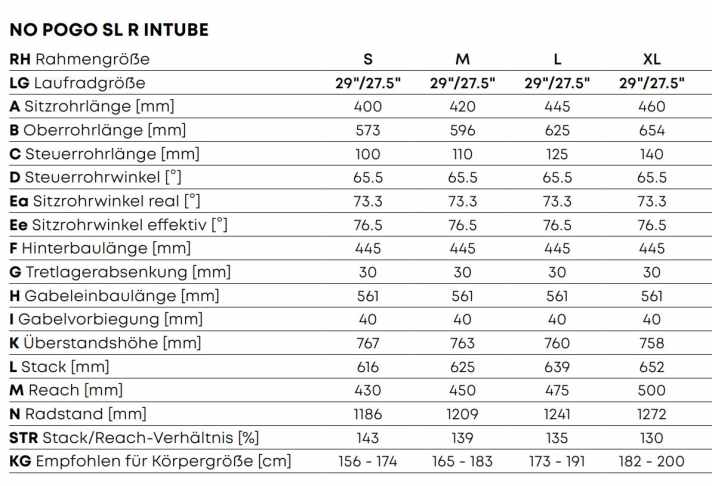 Das Centurion No Pogo SL gibt es in vier Größen von S bis XL. | Screenshot: Centurion
