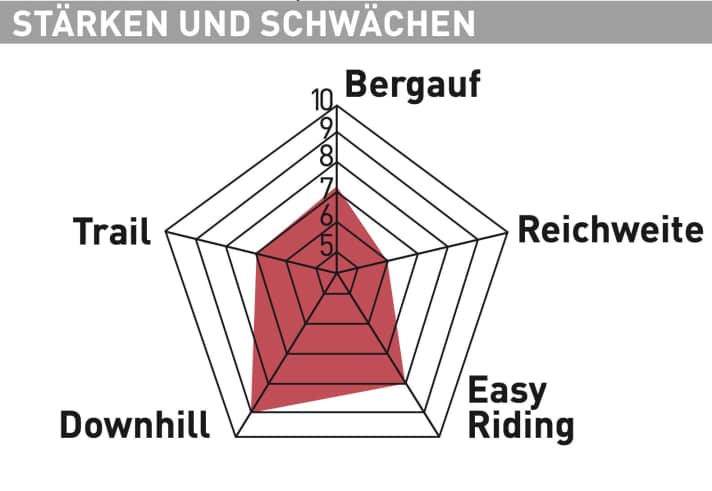 Vitus E-Sommet VR - Testdiagramm