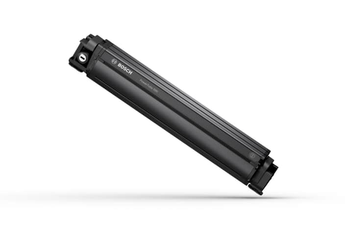   Der schlanke Bosch Powertube- Akku sollte sich gut ins Unterrohr integrieren lassen.