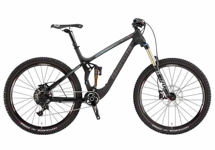 Ethanol 27.1 FSE heißt das erste Enduro von Bianchi mit 160er-Gabel und 130 oder 150 Millimeter Federweg am Heck.